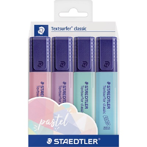 364-CWP4PA STAEDTLER Highlighter Textsurf.pa.4pcs.wallet