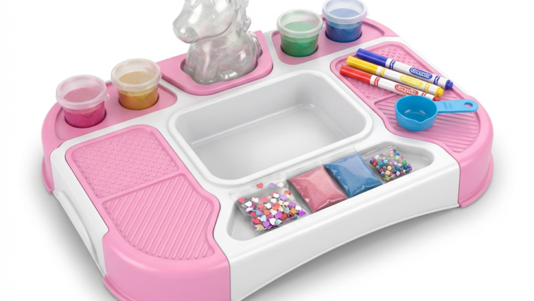 04-7820 Crayola Canada Goo Unicorn All?in?One Sensory Statio