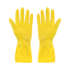 7772 Globe Commercial Products Rubber Gloves Flocklined? Yel