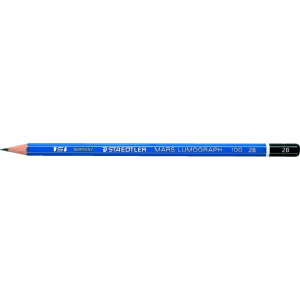 100-2B-M STAEDTLER Pencil Mars Lumograph 2B 100% PEFC