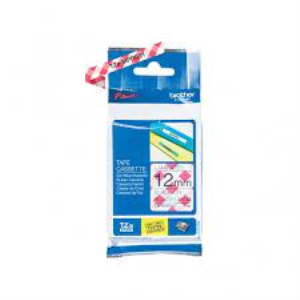 TZEMPRG31 Brother TAPE RED GINGHAM PATTERN