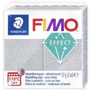 8010-81 STAEDTLER Mod. clay Fimo effect Metallic Silver
