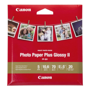 1432C012 Canon PP-301 5" x 5" Photo Paper Plus Glossy (20 sh