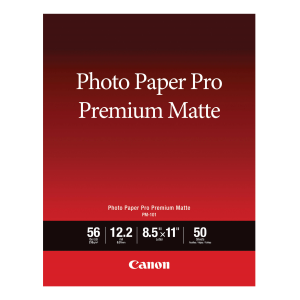 8657B004 Canon PM-101 8.5" x 11" Photo Paper Pro Premium Mat