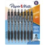 2095456 Paper Mate PM PROFILE GEL 0.7MM 8CD BLK