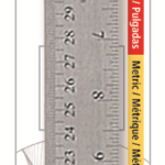 96353-18BK04 STAEDTLER-Mars Limited STEEL RULER CORK BACK.18