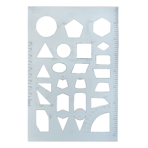 KT-95 Acme United Limited Geometry Stencil Gabarit de g?omet