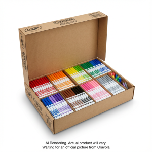 58-8210 Crayola Canada 200 Non Wash FL Classpack ? 10 colour