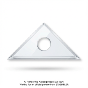 96408-45BK02 STAEDTLER Triangle 8'' 45/90 degree BK