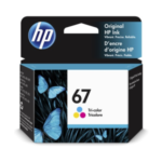 3YM55AN#140 HP 67 Tri-color Original Ink Cartridge HP 67 Tri
