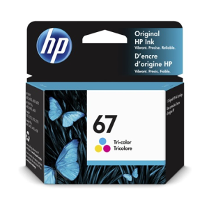 3YM55AN#140 HP 67 Tri-color Original Ink Cartridge HP 67 Tri