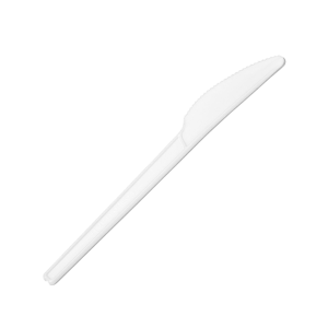 6152 Globe Commercial Products Compostable Knives, White, CP