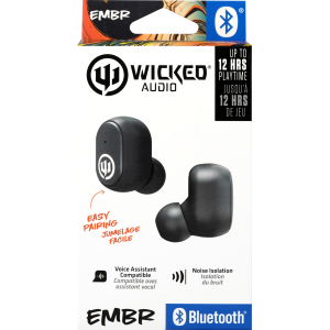 WITW5050 Wicked Audio Embr TWS BLACK