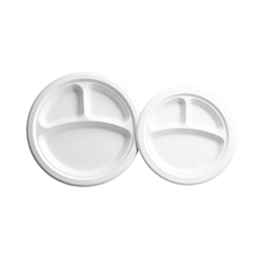 6024 Globe Commercial Products Compostable Plates, 9"