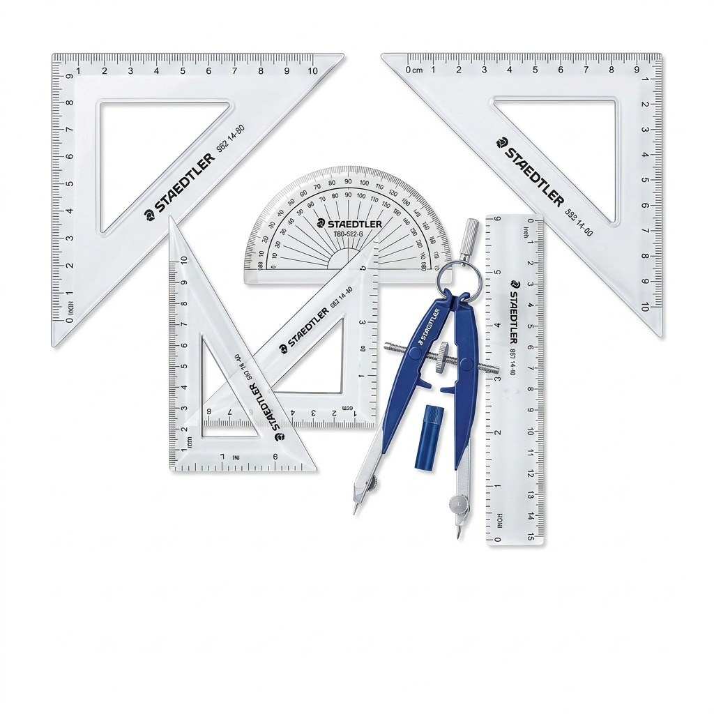 559-83-MTL02NA STAEDTLER-Mars Limited GEOMETRY SET 5pc POCK.