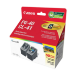 0615B010 Canon Canon PG-40/CL-41 Ink Value Pack w. 50SH Phot