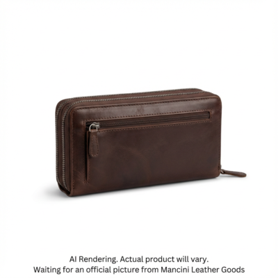 8700167-BROWN Mancini Leather Goods Mancini Brand