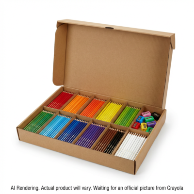 68-7506 Crayola Canada 240 Clrd Pencil Classpack? 12 colours