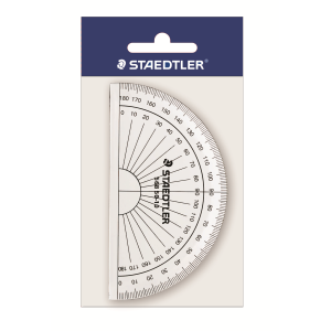 56850-10PB STAEDTLER-Mars Limited PROTRACTOR 180deg.GRAD.10