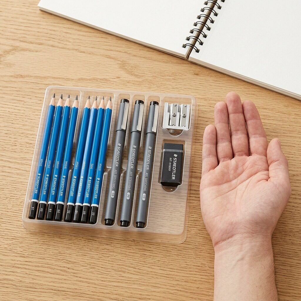 61-100 STAEDTLER Mixed Sketching Set 100% PEFC