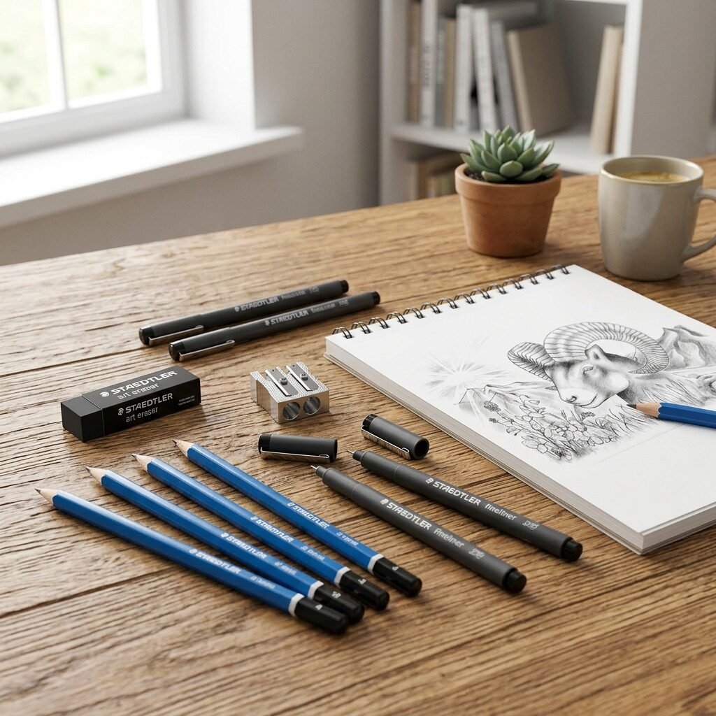 61-100 STAEDTLER Mixed Sketching Set 100% PEFC