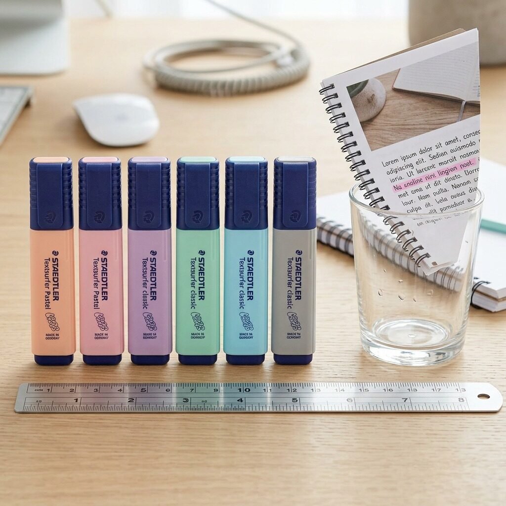 364-CWP6PA STAEDTLER-Mars Limited HIGHL.TEXTSURFER PASTEL AS