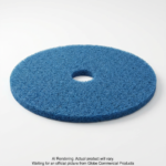 240B-20 Globe Commercial Products 20" Blue Cleaner Floor Pad