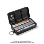 888M-M12A6 STAEDTLER Metalic Watercol Pan 12Set W/ Brush