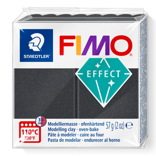 8010-91 STAEDTLER Mod. clay Fimo effect Metallic Steel grey