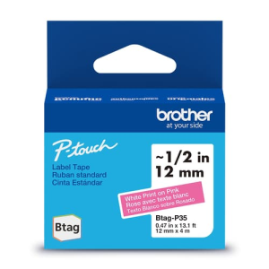 BtagP35 Brother Brother Genuine BTAGP35 Non-Laminated Tape f