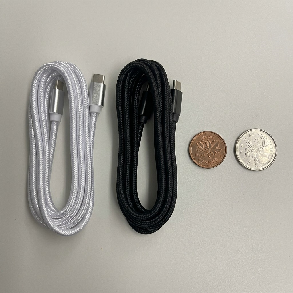 TVCVBC9CAST Wicked Audio TRAVELOCITY 9 Foot Braided Type-C C