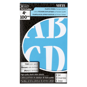 15830 Acme United Limited Nueva Stencil 4?, Caps Pochoir Nue