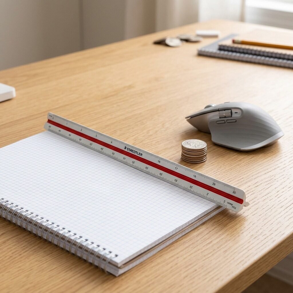 987-18-4BK STAEDTLER-Mars Limited TRIANG.RULER METR.30cm CAR