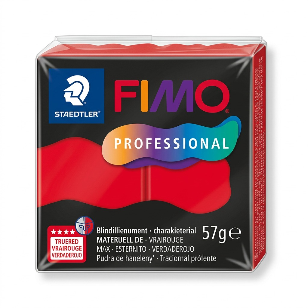 8040-200 STAEDTLER Mod. Clay Fimo Prof 57G Red