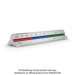 987M1831BK04 STAEDTLER Scale trianglr 12'' metal Arch. BK