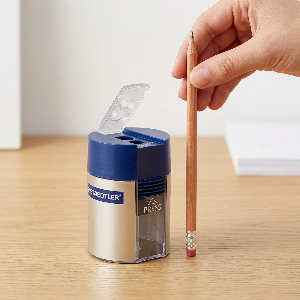 512-001-A602 STAEDTLER-Mars Limited SHARPENER ZINC+CONTAINER