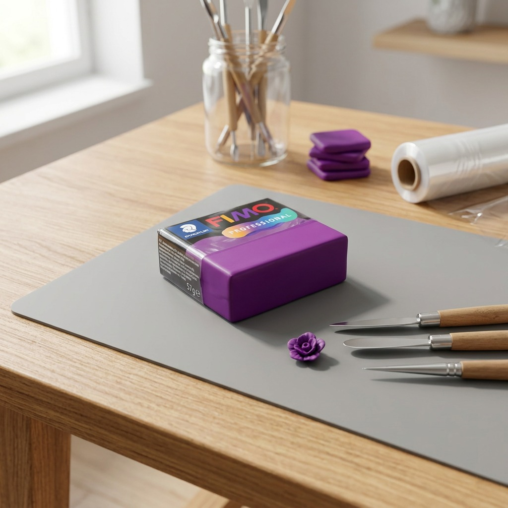 8040-61 STAEDTLER Mod. Clay Fimo Prof 57G Violet
