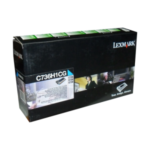 C736H1CG C736/X736/X738 Cyan High Yield Return Program Toner
