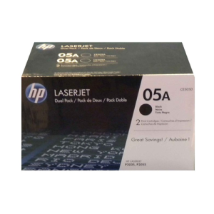 CE505D Hp #05A Dual Pack Black Toner For Laserjet P2035/2055