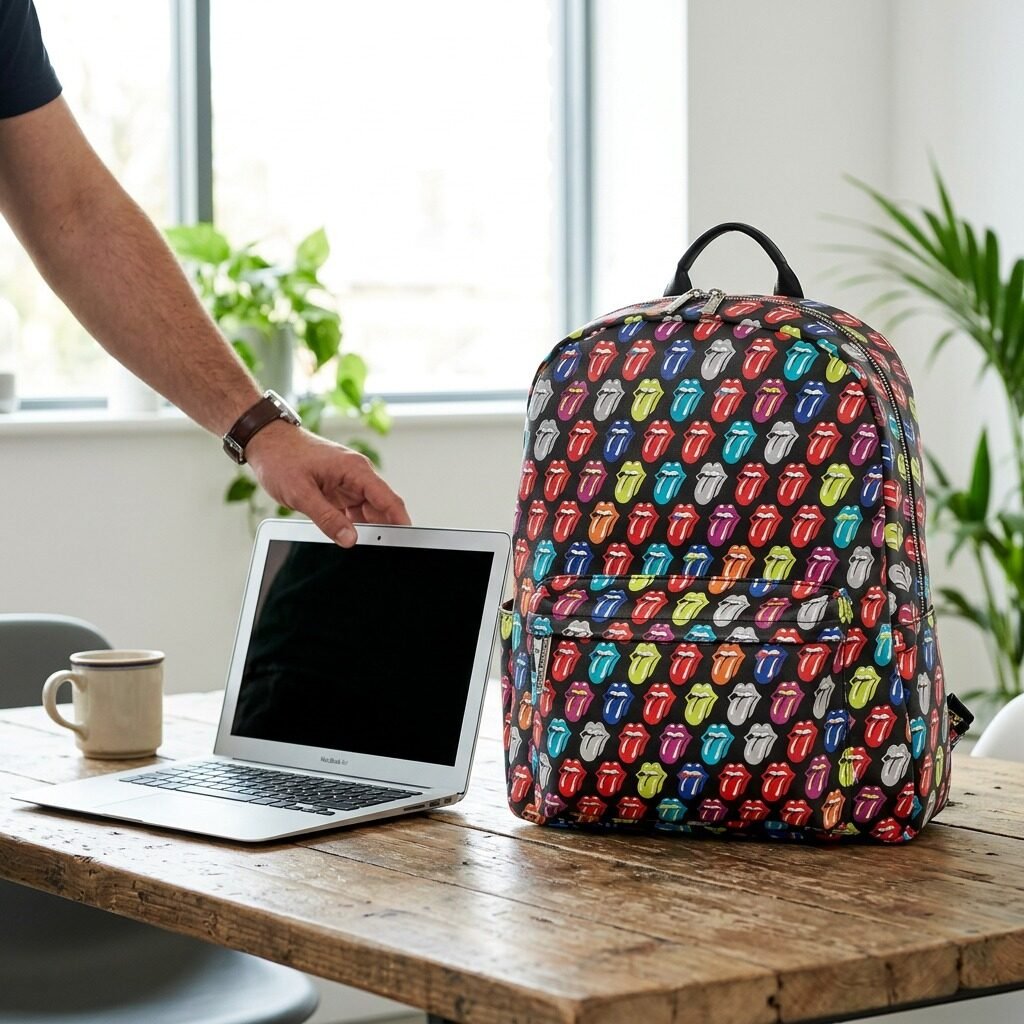 BKP6003RS-MLT Bugatti Backpack - PUBKP6003RS-MLT