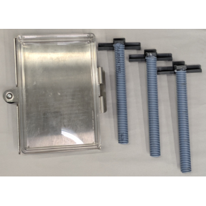 TIT-PIPEKIT-4E-BLK Rakabot Titan 4 Tier Draining Pipe Kits W