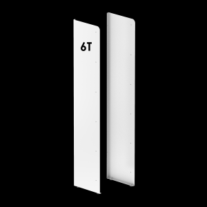 TITAN-PAN6E-WHI RAKABOT Rakabot Titan 6 Tier powder coated