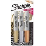 2089609 Sharpie Sharpie Shrp Perm Mtlc Chsl 3Ct Asst Gsb