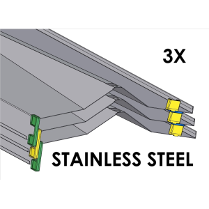 TITAN-3SHELF-47SS RAKABOT Rakabot Titan 3x shelves of 47 inc