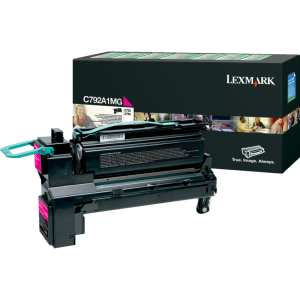 C792A1MG Lexmark C792, X792 Magenta Return Program Print Car
