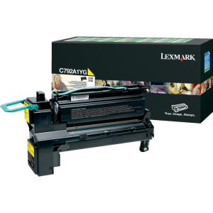 C792A1YG Lexmark C792, X792 Yellow Return Program Print Cart