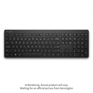 K72344US Kensington ADVANCE FIT SLIM WRLS KBRD BLK