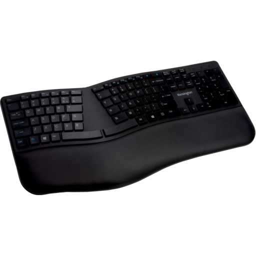 K75401US Kensington Pro Fit Ergo Wireless Keyboard Blk