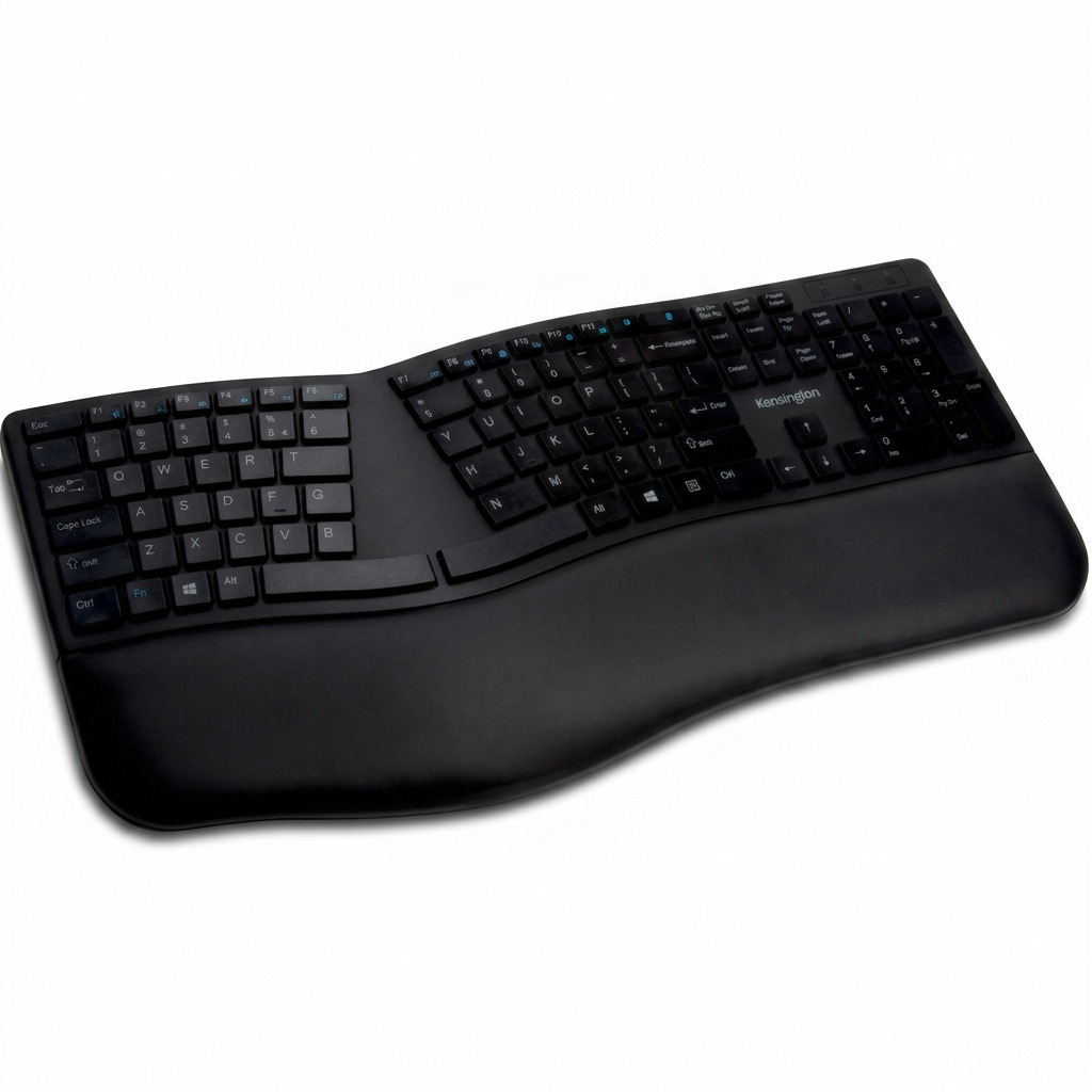 K75401US Kensington Pro Fit Ergo Wireless Keyboard Blk