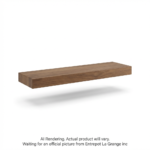 SHWO3682NYM Entrepot La Grange inc Solid Wood Shelf 36"L x 8